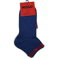 Hugo Red 2 Pack Socks In Navy - One