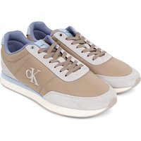 Calvin Klein Retro Runner Essential Mix Trainer In Stone - 44