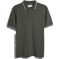 Farah Bowes Tipping Polo In Khaki - XL