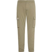 Calvin Klein Skinny Elastic Cargo Pants In Khaki - XS