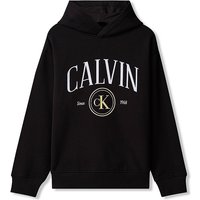 Calvin Klein Kids Circle Hoodie In Black - 16Y