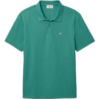 Calvin Klein Monogram Pique Polo Shirt In Green - XL