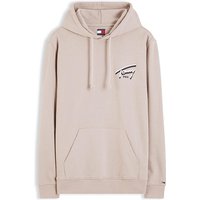 Tommy Jeans Signature Hoodie In Stone - XS