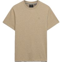 Superdry Essential Embroidered T-Shirt In Tan - M