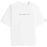 Tommy Hilfiger SS TEE CONT. LOGO men's T shirt in White