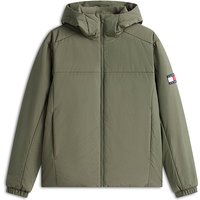 Tommy Jeans Padded Poly Jacket In Khaki - 2XL