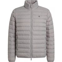 Calvin Klein Light Weight Hf Puffer Jacket In Grey - L