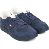 Tommy Jeans Archive 98' Nubuck Court Trainer In Navy - 41