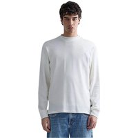 Replay Waffle Long Sleeve T-Shirt In White - 2XL