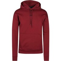 Boss Green Sly Zone Hoodie In Burgundy - 2XL