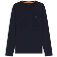 Boss Orange Tacks Long Sleeve Top In Navy - XS