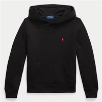 Ralph Lauren Kids Long Sleeve Hooded Sweatshirt In Black - 8Y