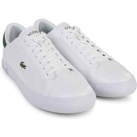 Lacoste Powercourt Trainer In White - 46