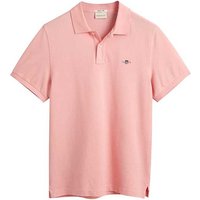 Gant Shield Pique Polo Shield In Pink - 4XL