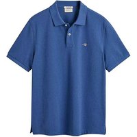 Gant Shield Pique Polo Shield In Royal - 3XL