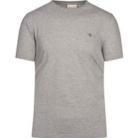 Louis Boyd Gant Shield TShirt In Grey 2XL