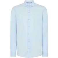 Remus Uomo Tapered Frank Shirt In Lt Blue - 15.5