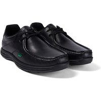 Kickers Reasan Lace Leather Shoe In Black - 46
