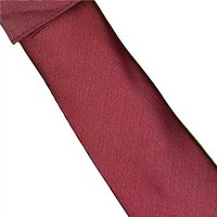 Daniel Grahame Tie And Pocket Square Set In Raspberry - One