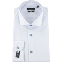 Remus Uomo Seville Frank Dress Shirt In Blue - 16.5