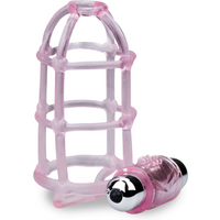 Gaine vibrante cage à pénis