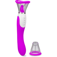 Pompe à vulve avec langue et vibromasseur Torch