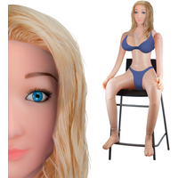 Poupée gonflable blonde vibrante Maisie