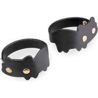 Bracelets de poignets BDSM en similicuir chat