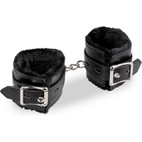 Menottes poignets cuir et fourrure