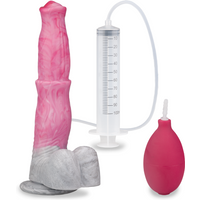 Gode godemichet ventouse éjaculateur cheval Pégase gode vaginal ou anal homme ou femme - Rose