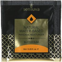 Sensuva Natural Water-Based - Flavoured Personal Moisturizer - 6ml/0.2oz, Butter Rum