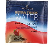 Sensuva Ultra-Thick Water-Based Formula - Personal Moisturizer - Strawberry - 6ml/0.20 oz