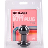 The Classic Round Butt Plug - Small - Black