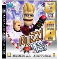 Buzz! Quiz TV Special Ed. w/4 Wireless Buzzers & Receiver Used Playstation 3 Game