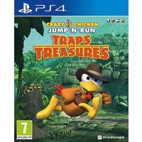 Crazy Chicken Jump N Run: Traps And Treasures Used Playstation 4 Game