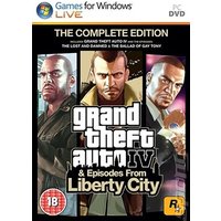 Grand Theft Auto 4 (IV) Complete ED (SN) 4 Disc Used PC Game