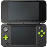 NEW 2DS XL Console W/ AC Adapter Black & Lime Green Unboxed Used Nintendo 3DS Game