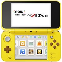 NEW 2DS XL Console W/ AC Adapter Pikachu Edition Unboxed Used Nintendo 3DS Game