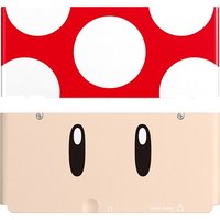 NEW 3DS Cover Plate Super (Red) Mushroom Used Nintendo 3DS Game