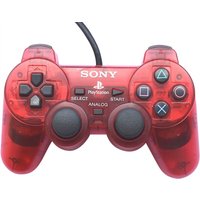 PS2 Official Dual Shock 2 Red Controller