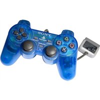 Sony Playstation Official DualShock Controller (SCPH-1200) Crystal Blue Used