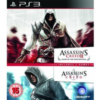 title: Assassins Creed 1 & 2 Used Playstation 3 Game