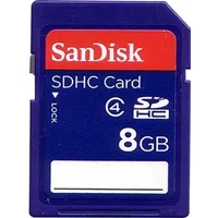 SanDisk 8GB SDHC Memory Card Used