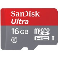 SanDisk Ultra 16GB microSDHC Card UHS-I Used