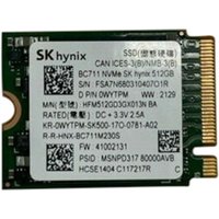 SK Hynix HFM512GD3GX013N 512GB 2230 NVMe M.2 Used