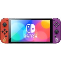 Switch Console 64GB OLED Scarlet/Violet + Red/Purple Joy-Con Unboxed Used