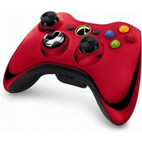 X360 Official Wireless Pad Chrome Red Used Xbox 360 Game