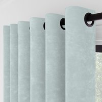 Faux Suede Soft Blue