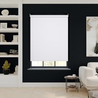 Lux Dark Brilliant White Roller Blind