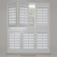Snow White Tier on Tier Shutter